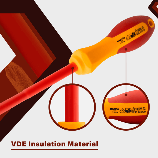 Vde Insulated Screwdriver For Electrician 